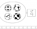 Ficha Matemáticas: El número 4 | Recurso educativo 24332