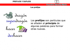 PREFIJOS Y SUFIJOS | Recurso educativo 724021