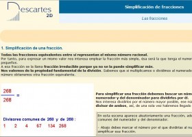 Simplificación de fracciones | Recurso educativo 735154