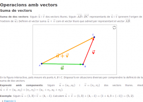 Suma de vectors | Recurso educativo 737654